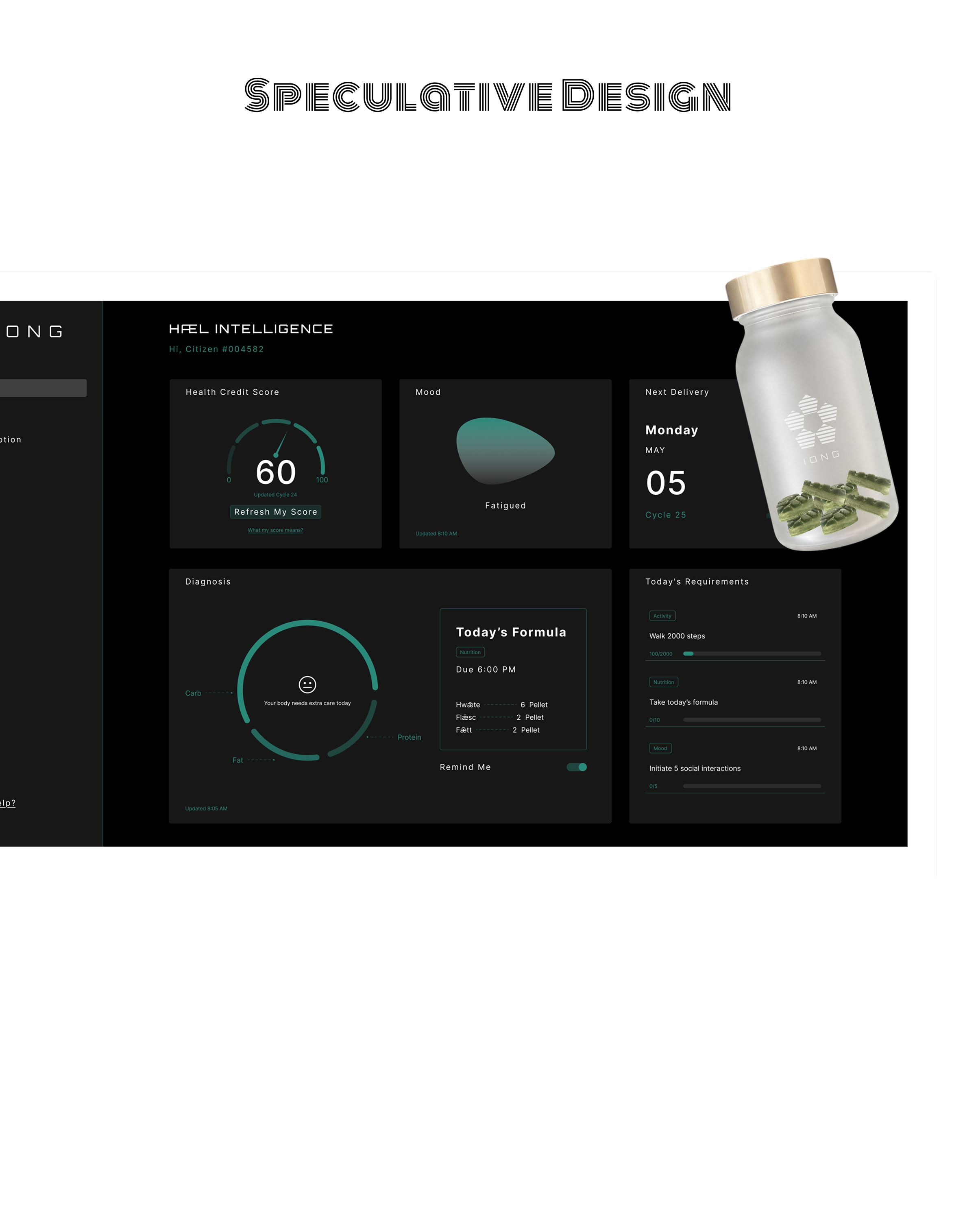IONG · speculative design and interaction design